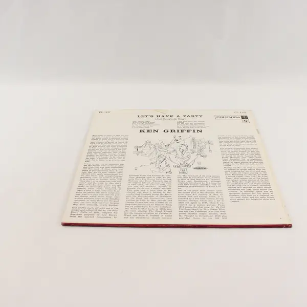 Ken Griffin - Let's Have a Party (and Everybody Sing) 12" Vinyl Record