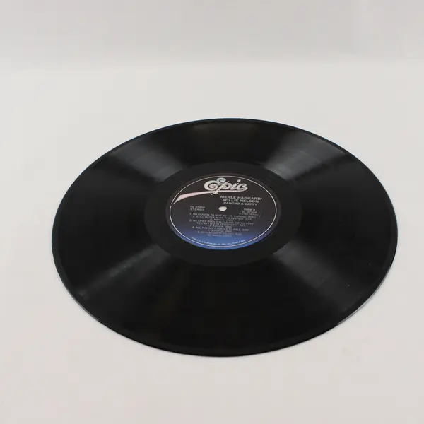 Merle Haggard Willie Nelson Pancho and Lefty LP 12" Vinyl Record