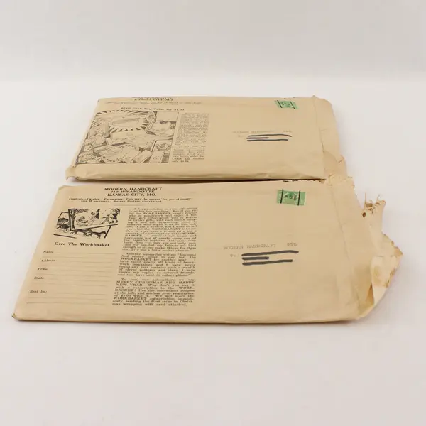 Vintage Modern Handcraft Mixed Needlework Pattern Lot Paper Ephemera