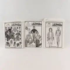 Lot of 3 Vintage Ann Person Stretch & Sew Pattern Sets