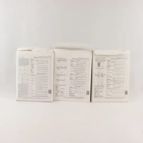 Lot of 3 Vintage Ann Person Stretch & Sew Pattern Sets