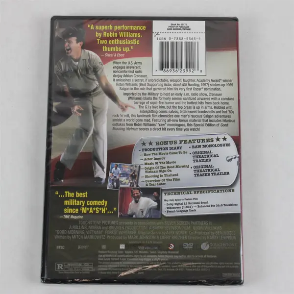 Good Morning, Vietnam (DVD, Barry Levinson, Special Edition, 1987, Touchstone)