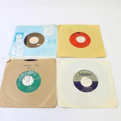 Lot of 4 45 RPM Vinyl Singles Sundowners Gene Garf Ken & Dolly Walker