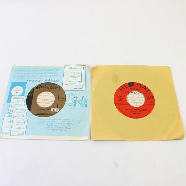 Lot of 4 45 RPM Vinyl Singles Sundowners Gene Garf Ken & Dolly Walker