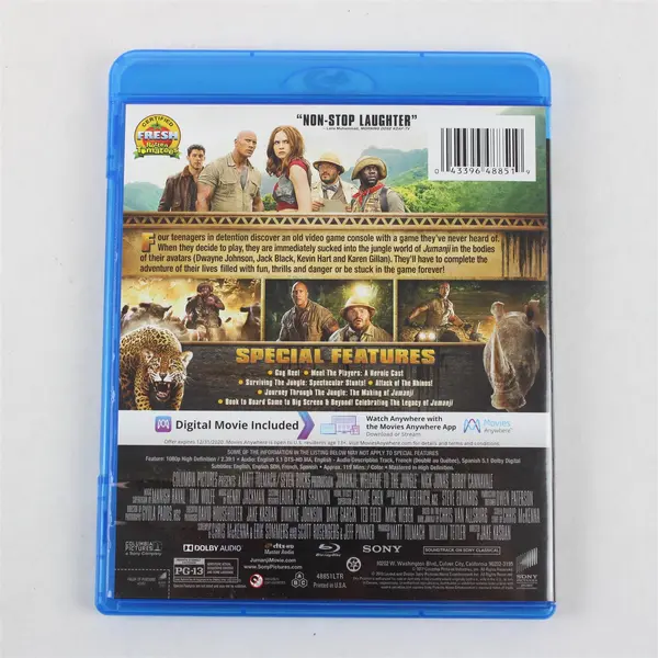 Jumanji: Welcome To The Jungle (Blu-ray, Jake Kasdan, 2017, Columbia Pictures)