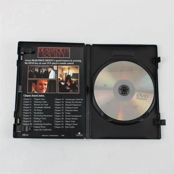 Dead Poets Society Directed By Peter Weir (DVD, 1989, Touchstone Pictures)