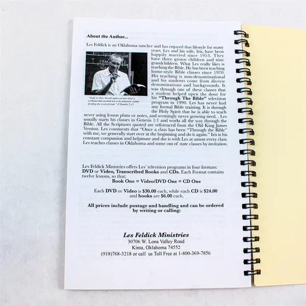 Through The Bible with Les Feldick Book 12 Transcript of Tape 12 Spiral