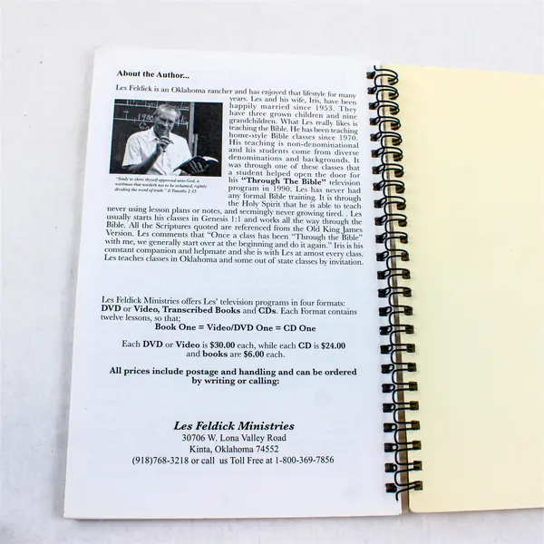 Through The Bible with Les Feldick Book 24 Transcript of Tape 24 Spiral