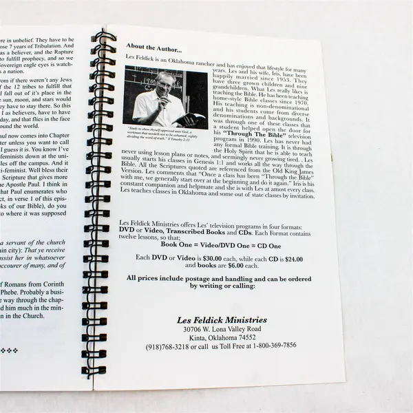 Through The Bible with Les Feldick Book 25 Transcript of Tape 25 Spiral