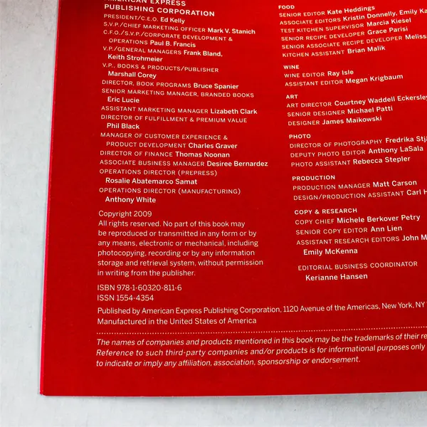 Food & Wine Cocktails '09 2009, Paperback
