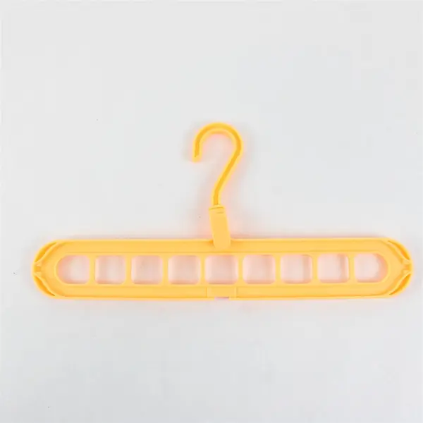Lot of 4 Space Saving Plastic Clothes Hangers 