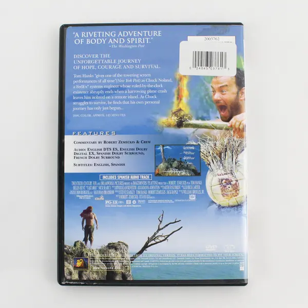 Cast Away DVD, Full-Screen Ed., 2000, #2003762 
