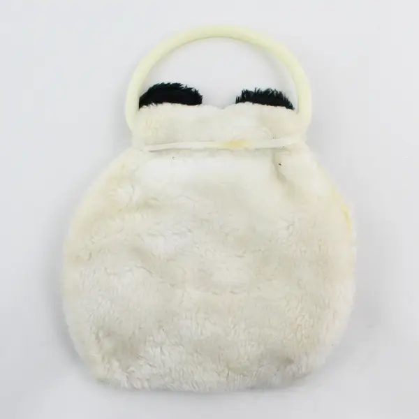 Vintage 1980's Russ Berrie & Co. Kids Plush Pets Handbag - Panda Bear
