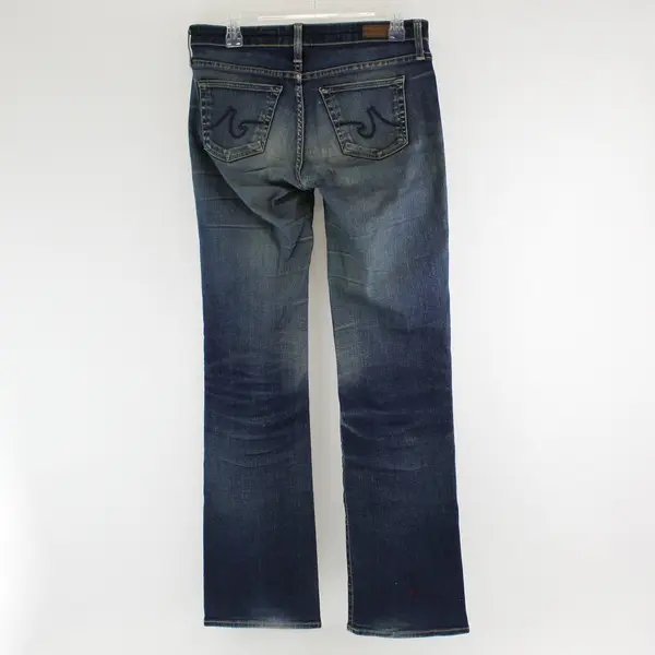 AG Adriano Goldschmied Women's 28R Dark Wash The Jessie Curvy Boot Cut Jeans