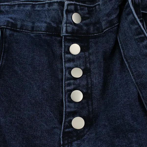 NWOT Unbranded Women's Plus 42x28 Dark Wash Tapered Leg Button Fly Denim Jeans
