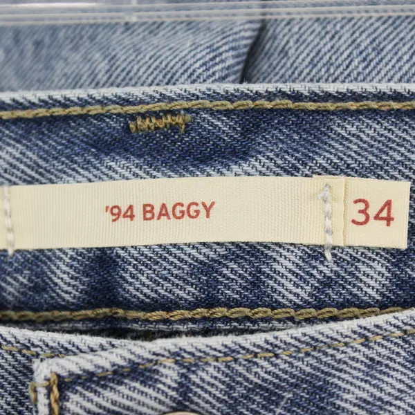 Levi's '94 Baggy Jeans Mens 34x31 Light Blue Denim Relaxed Straight Leg Pants