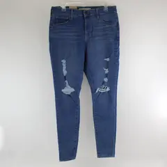 NWT Levis Women's 14W 720 High Rise Super Skinny Distressed Denim Jeans