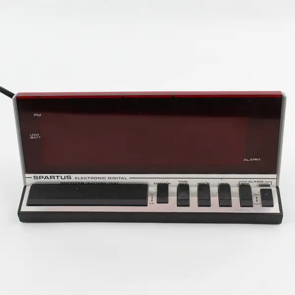 Vintage Spartus Electronic Digital Alarm Clock Model 1150