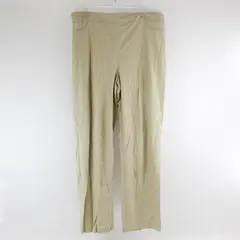 Draper's & Damon's Solid Khaki Color Skinny Leg Full Length Pants Womens Size XL