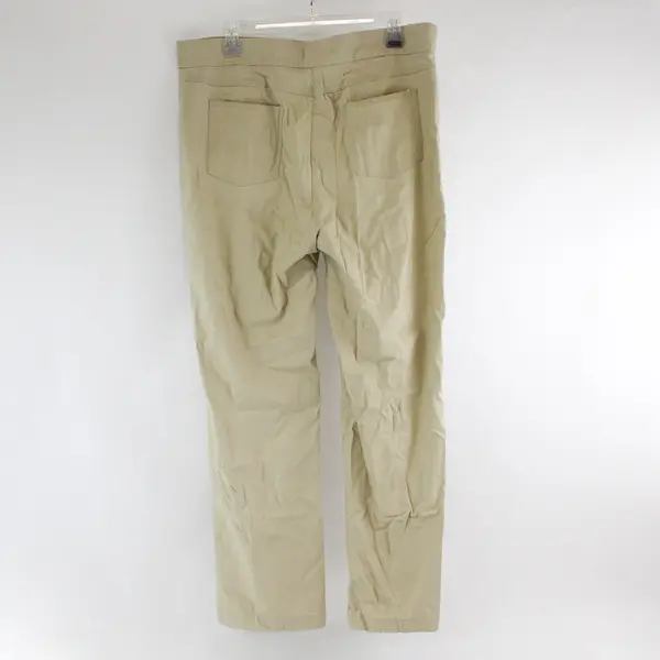 Draper's & Damon's Solid Khaki Color Skinny Leg Full Length Pants Womens Size XL