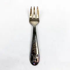 Princess House Silverplate Child's Fork 5" Lamb Pattern Vintage