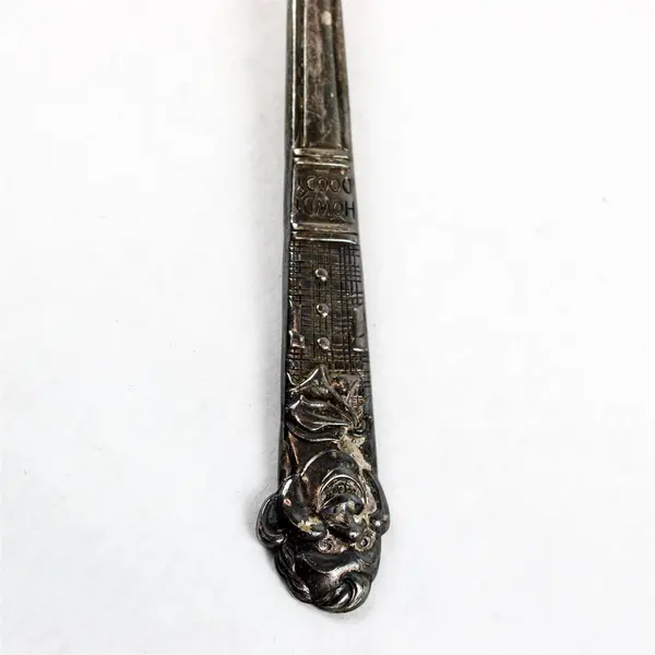 Vintage Crown Silverplate Howdy Doody Long Spoon 7.5in Collectible
