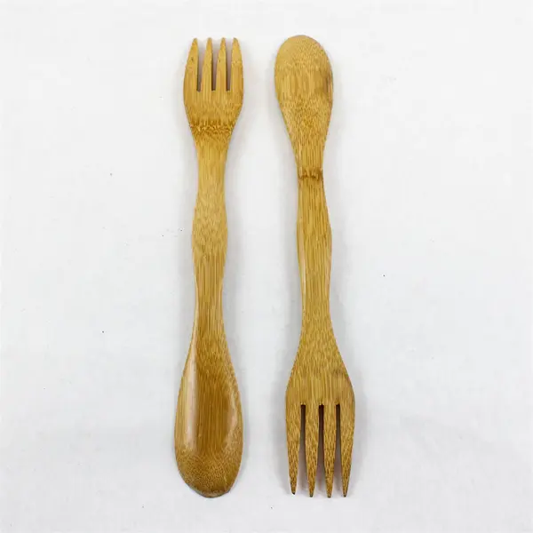 Pickathon Festival Set of 2 Bamboo Spoon/Fork Utensils 9.25in