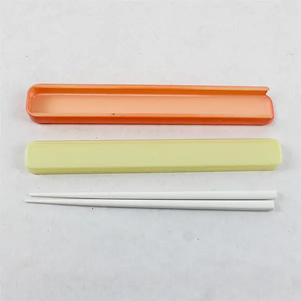 Takenaka Orange Portable Chopsticks for Bento Box Lunch Travel