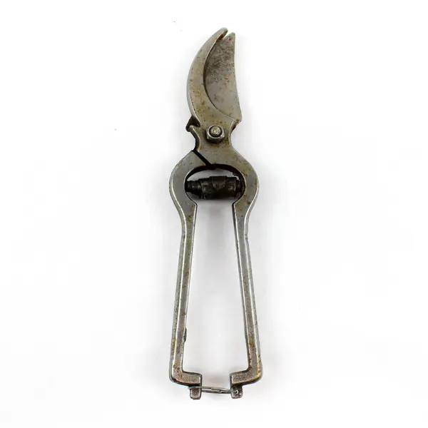Vintage Forged Steel Hand Pruning Shears Rust Spots Garden Tool