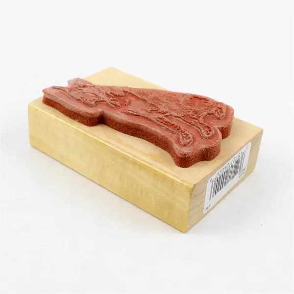 Stamp Gallery Boxer Dog Mounted Wood Rubber Stamp Model 24020