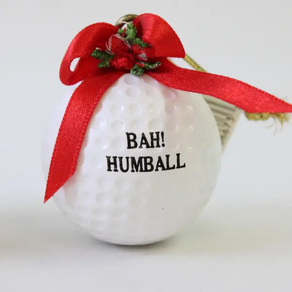 Lot of 3 Kurt Adler Funny Golf Ball Christmas Ornaments