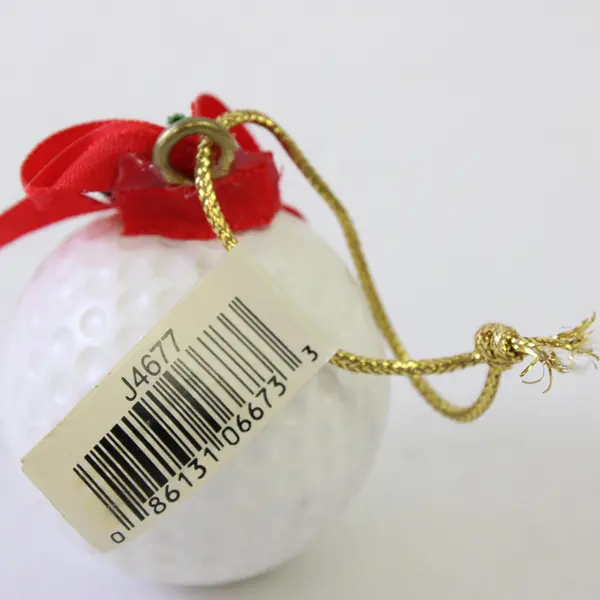 Lot of 3 Kurt Adler Funny Golf Ball Christmas Ornaments