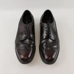 Vintage Executive Imperials Men's 12D Red O'Sullivan Leather Wingtip Dress Shoes