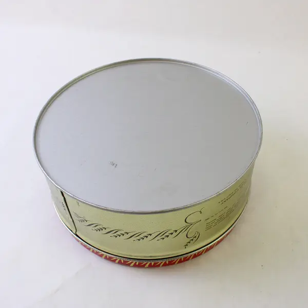 Vintage 1950s The Capitol Cake Co Fruit Cake Tin Advertising Red Rose