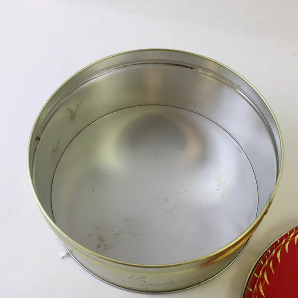 Vintage 1950s The Capitol Cake Co Fruit Cake Tin Advertising Red Rose