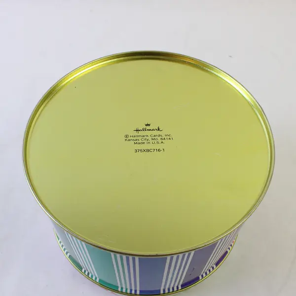Hallmark Rainbow Goodies Tin 375XBC716-1 Collectible Storage Decor