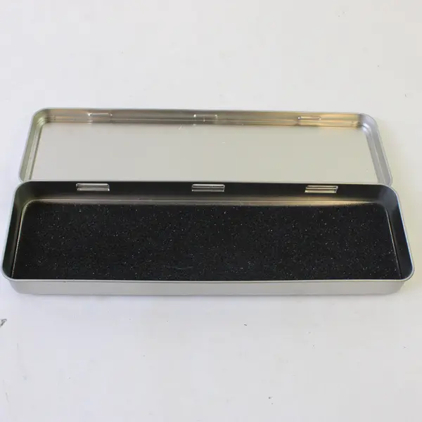 Caran D'Ache Switzerland Silver Advertising Tin Collectible