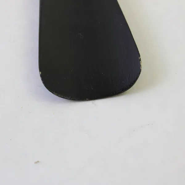 Vintage Clothes Brush w/ Attached Shoe Horn Wood Handle