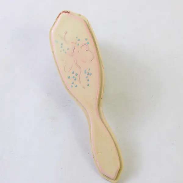 Vintage Shoe Brush & 2 Metal Shoe Horns Set
