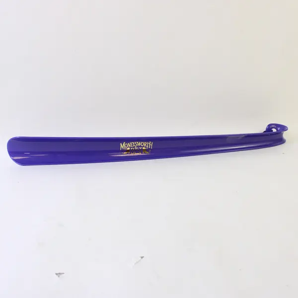 Lot of 2 Plastic Moneysworth Best Humana MarketPoint Shoe Horn Back Scratcher