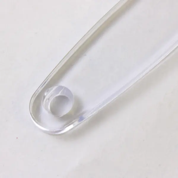 Clear Handle Double-Sided 10x Magnifying Handheld Mirror Vanity Collectible