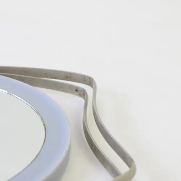 Blue Frame Double-Sided Magnifying Vanity Mirror Flawed