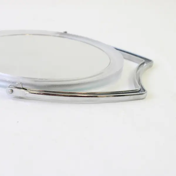 Frosted Clear Frame Double Sided Magnifying Vanity Mirror