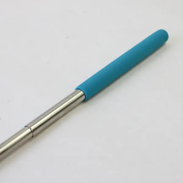 Stainless Steel Telescopic Bear Claw Back Scratcher Blue Rubber Grip
