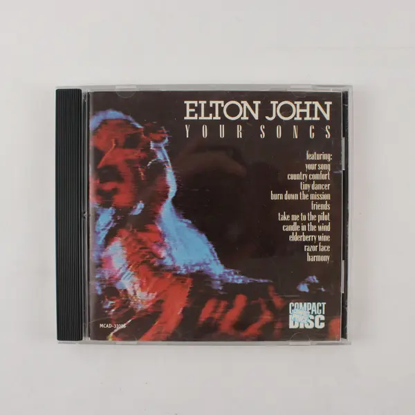 Your Songs By Elton John (CD, 1985, MCA Records, Soft Rock ,Traditional Pop)