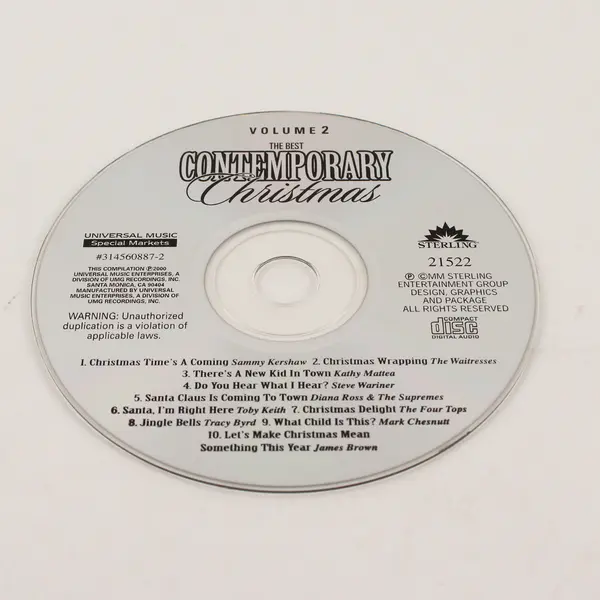 The Best Contemporary Christmas, Vol 2 CD from 2000, #21522 