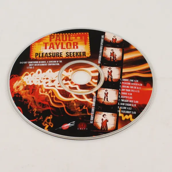 Pleasure Seeker CD by Paul Taylor 1997, # 17755-2   