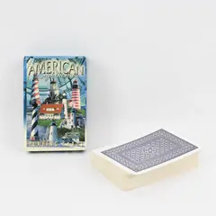 Lot of 2 Playing Card Decks American Lighthouses Unbranded