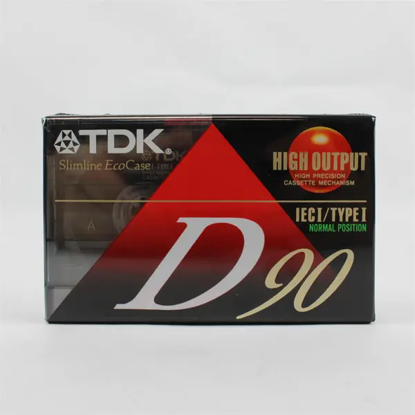 Lot of 4 TDK D90 Slimline High Output Cassette Tapes New