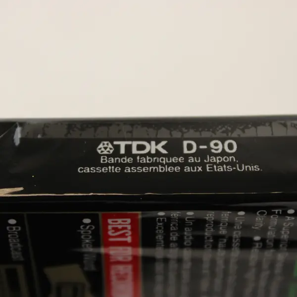 Lot of 5 TDK D90 High Output Blank Audio Cassette Tapes 90 Min Sealed